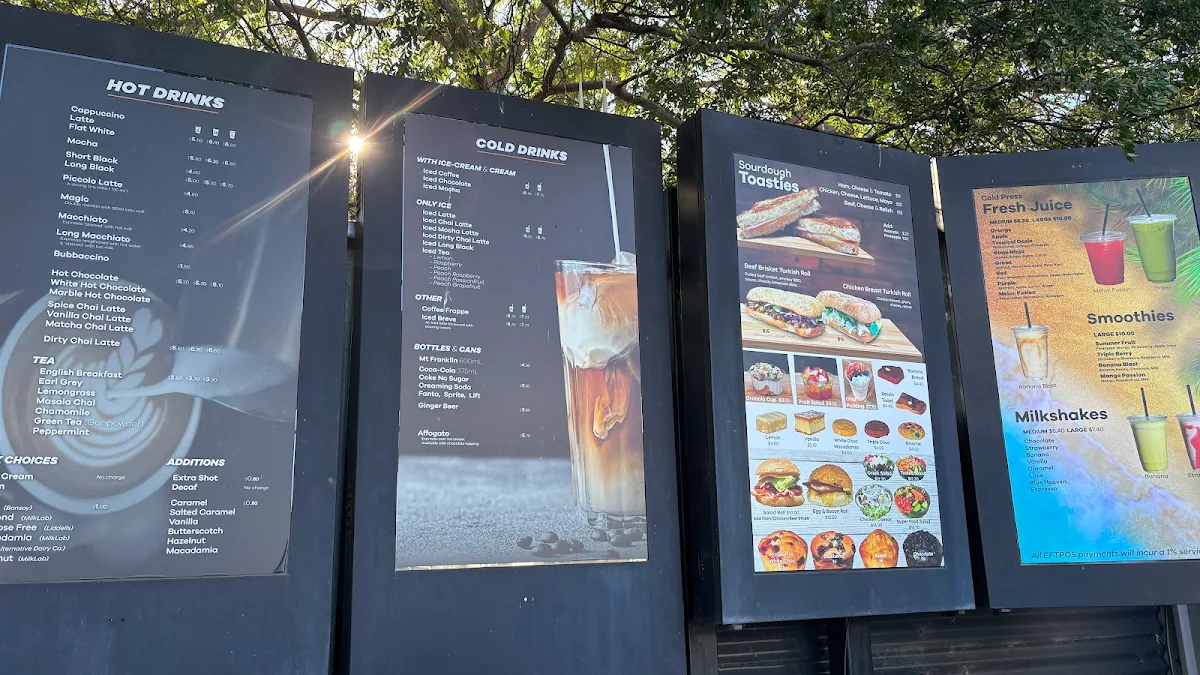 Menu, Coffee Co. Bendigo