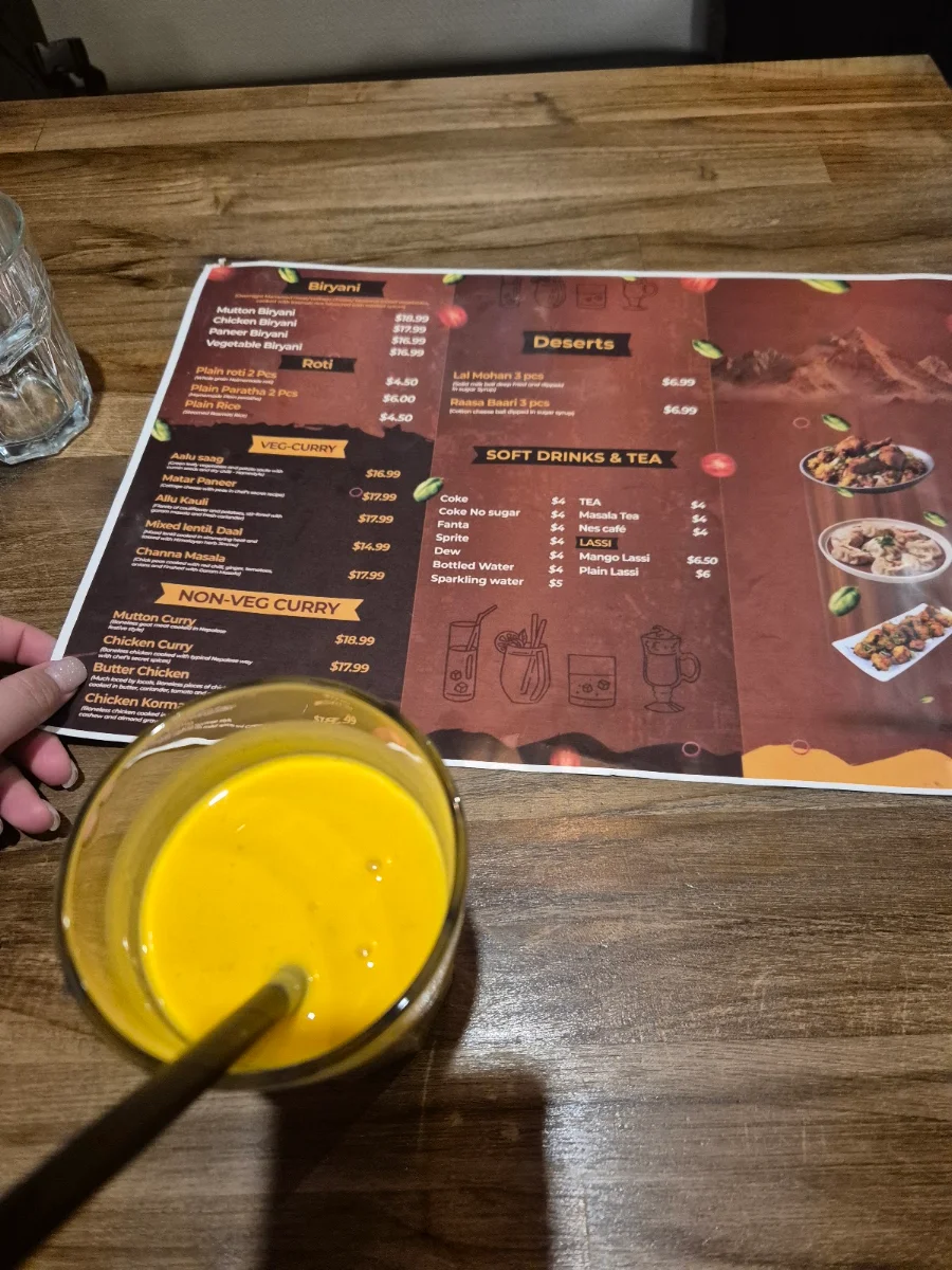 Menu, Maicha - Nepalese Restaurant