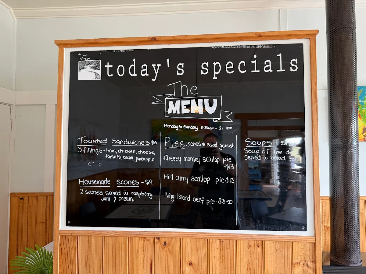 Menu, Nut Rock Cafe Stanley