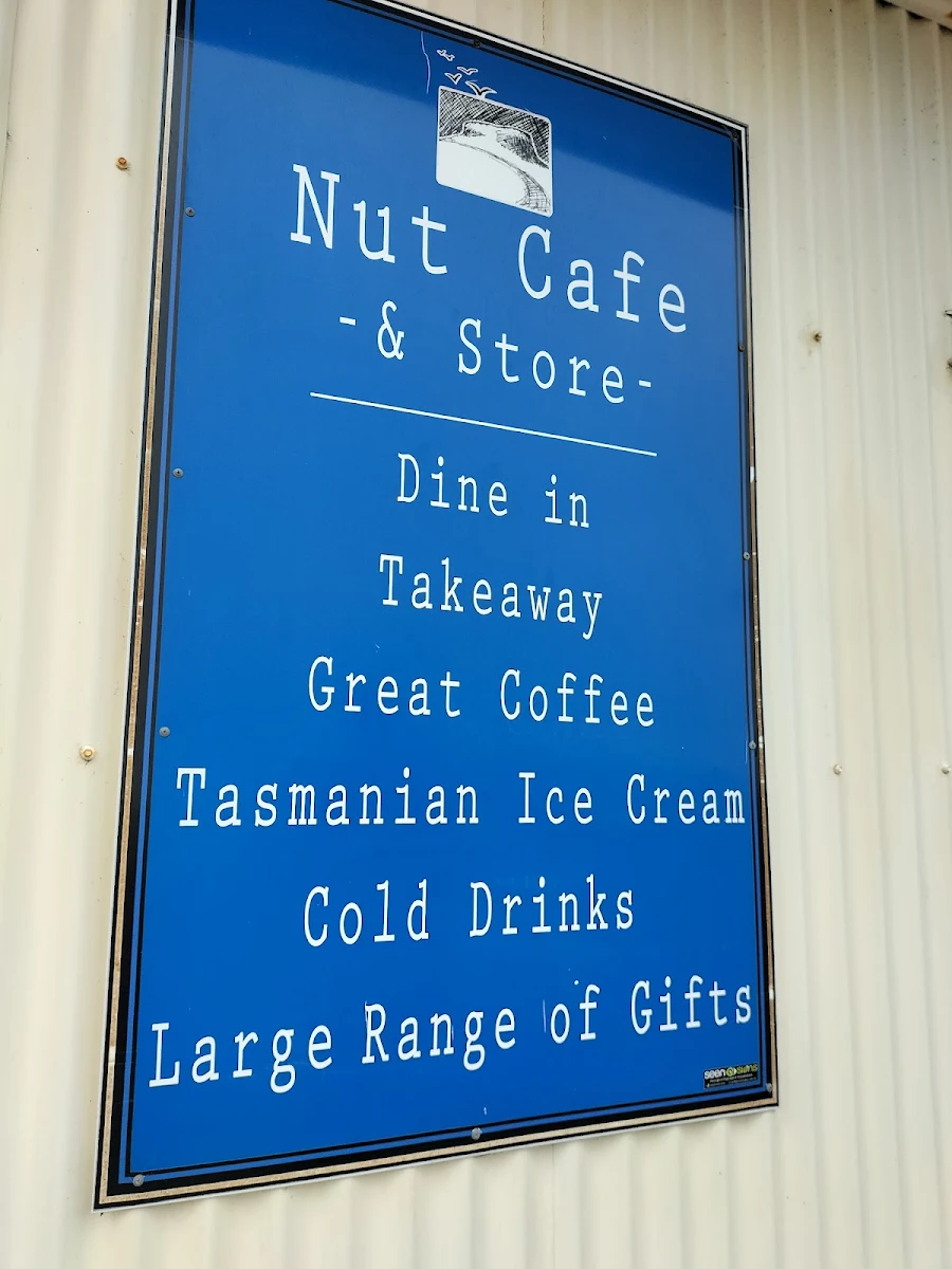 Menu, Nut Rock Cafe Stanley