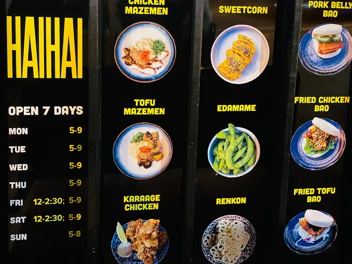 Menu, Hai Hai