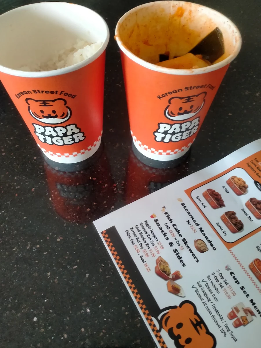 Menu, PAPA TIGER