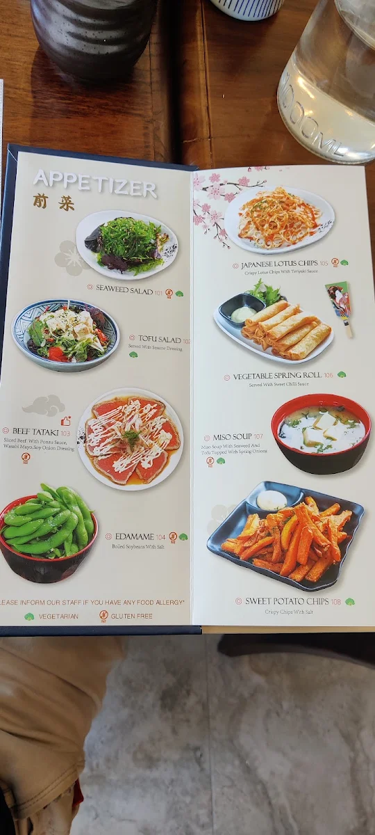 Menu, Oshima Mooroolbark All You Can Eat