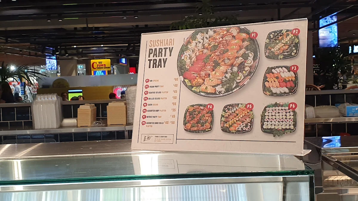 Menu, Sushiari