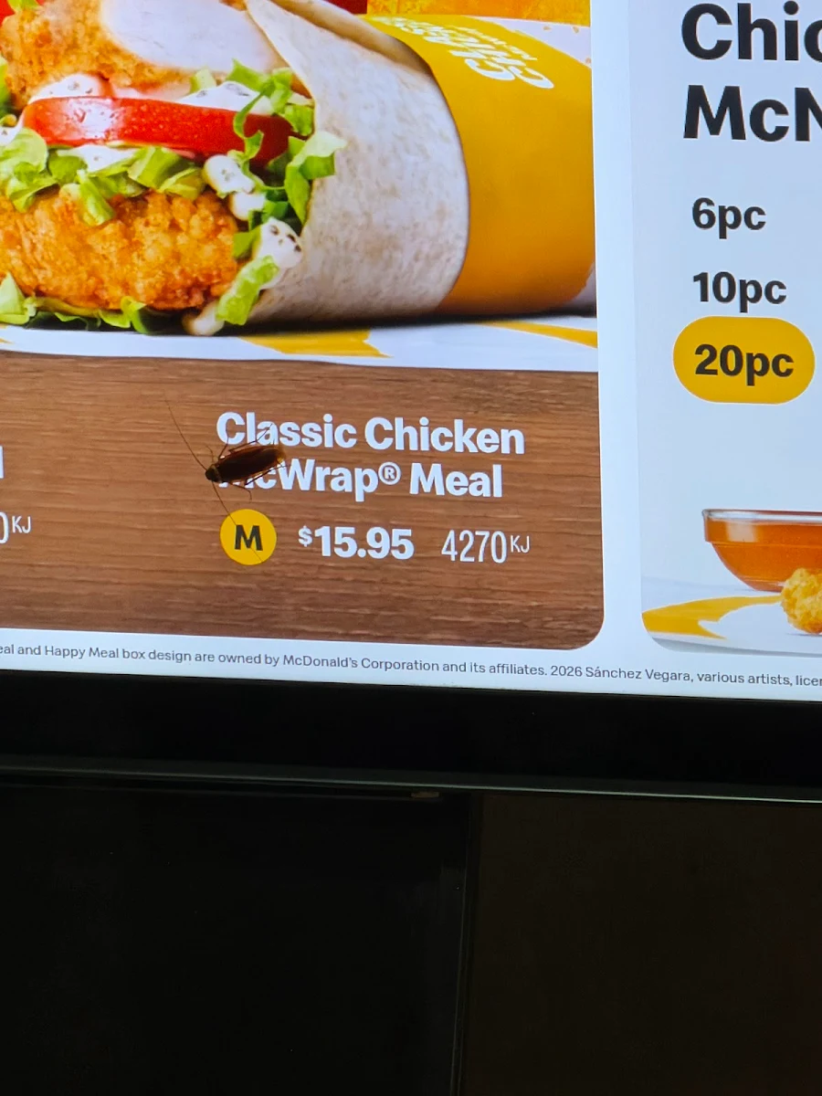 Menu, McDonald's Town Hall