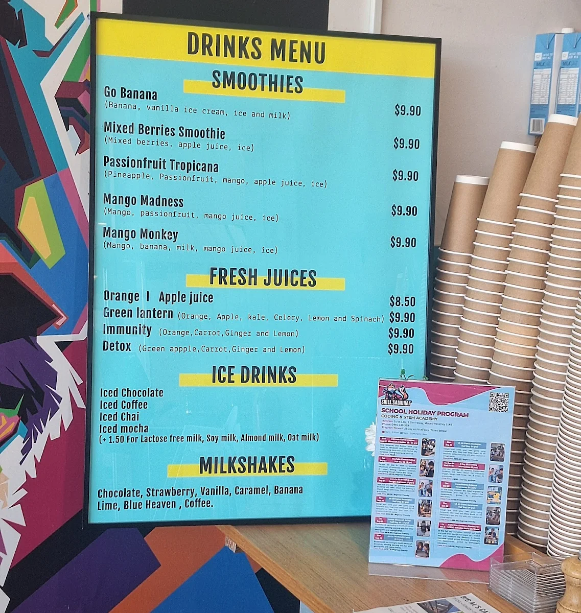 Menu, JACKMAN EATERY