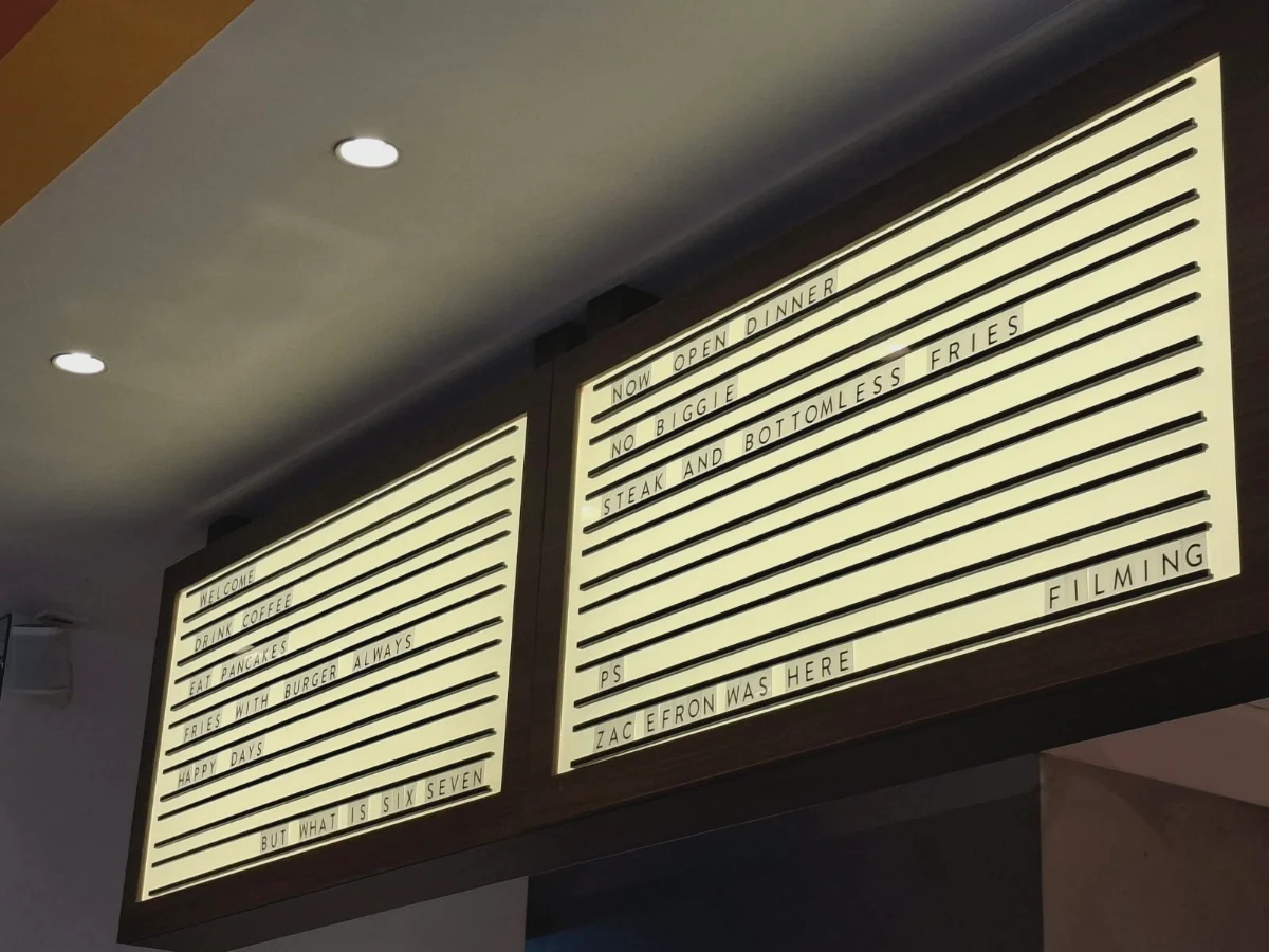 Menu, No Biggie