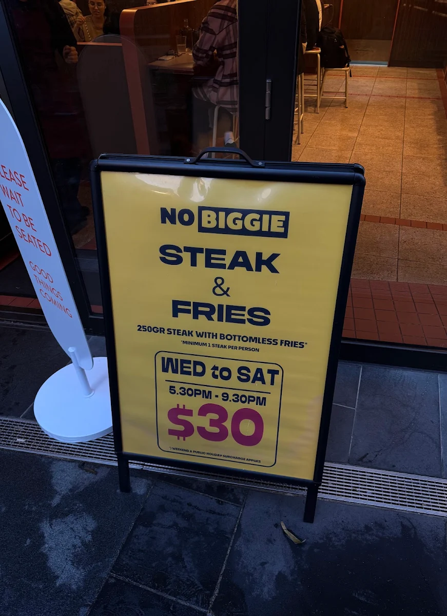 Menu, No Biggie