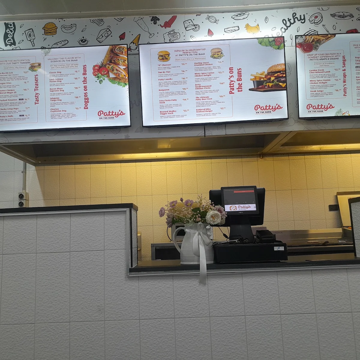 Menu, Yarra Fry & Grill