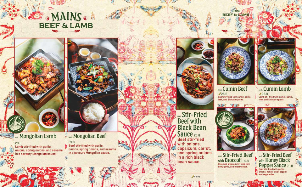 Menu, Mandarin Duck Tea Tree Plaza