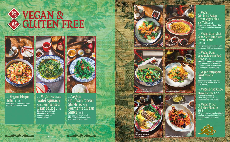 Menu, Mandarin Duck Tea Tree Plaza