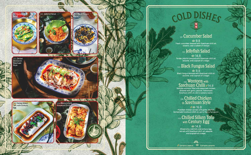 Menu, Mandarin Duck Tea Tree Plaza