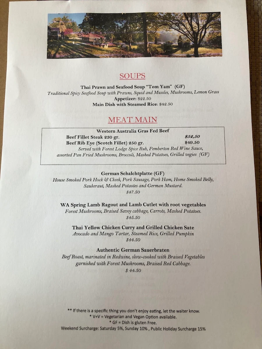 Menu, Chefingo's Restaurant & Wine Lounge