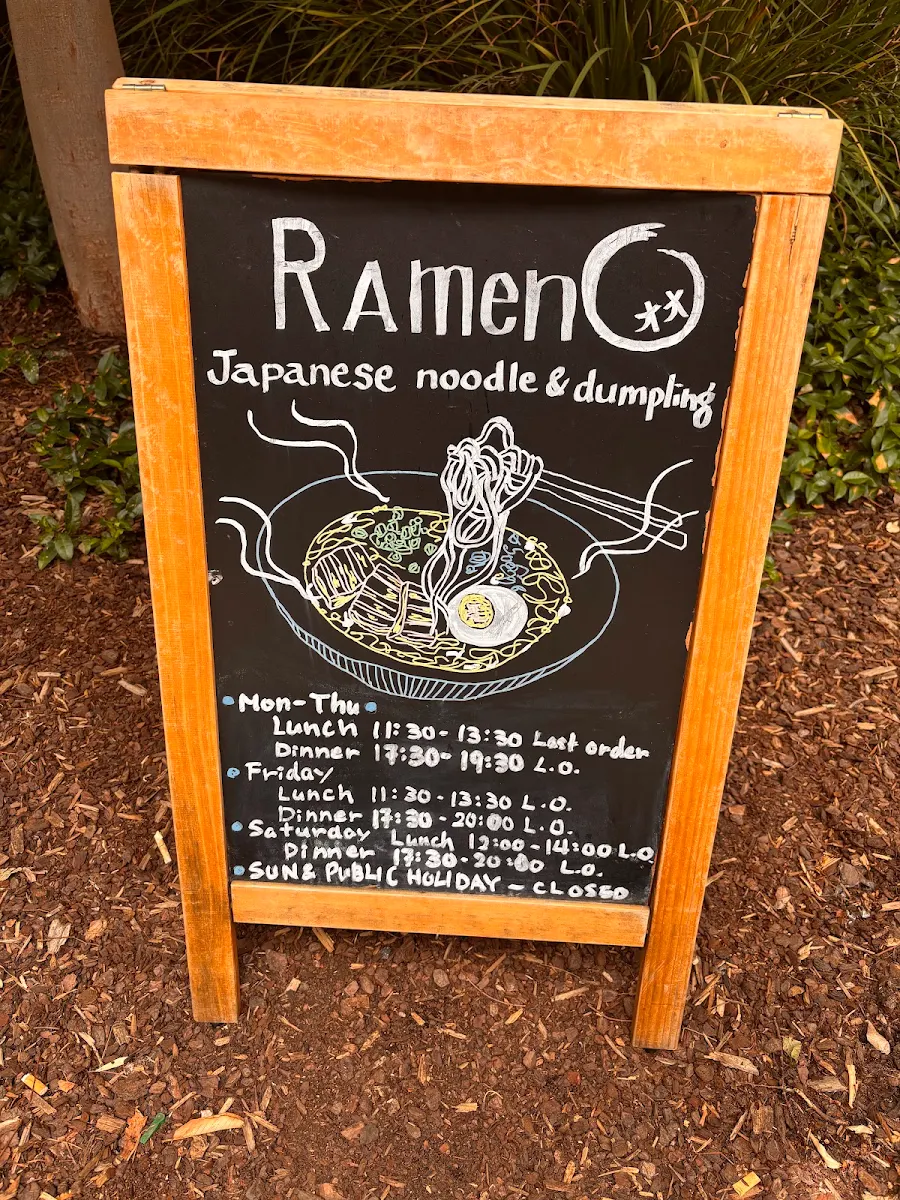Menu, Ramen O Woden