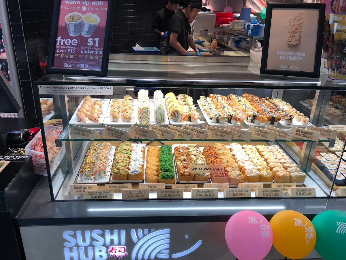 Menu, Sushi Hub Warringah Mall