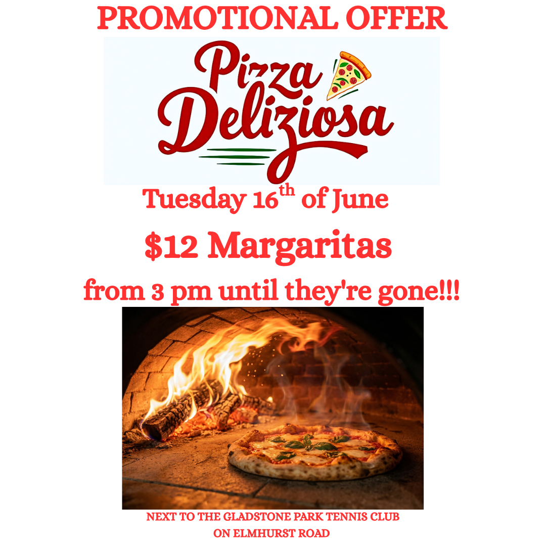 Menu, Pizza Deliziosa