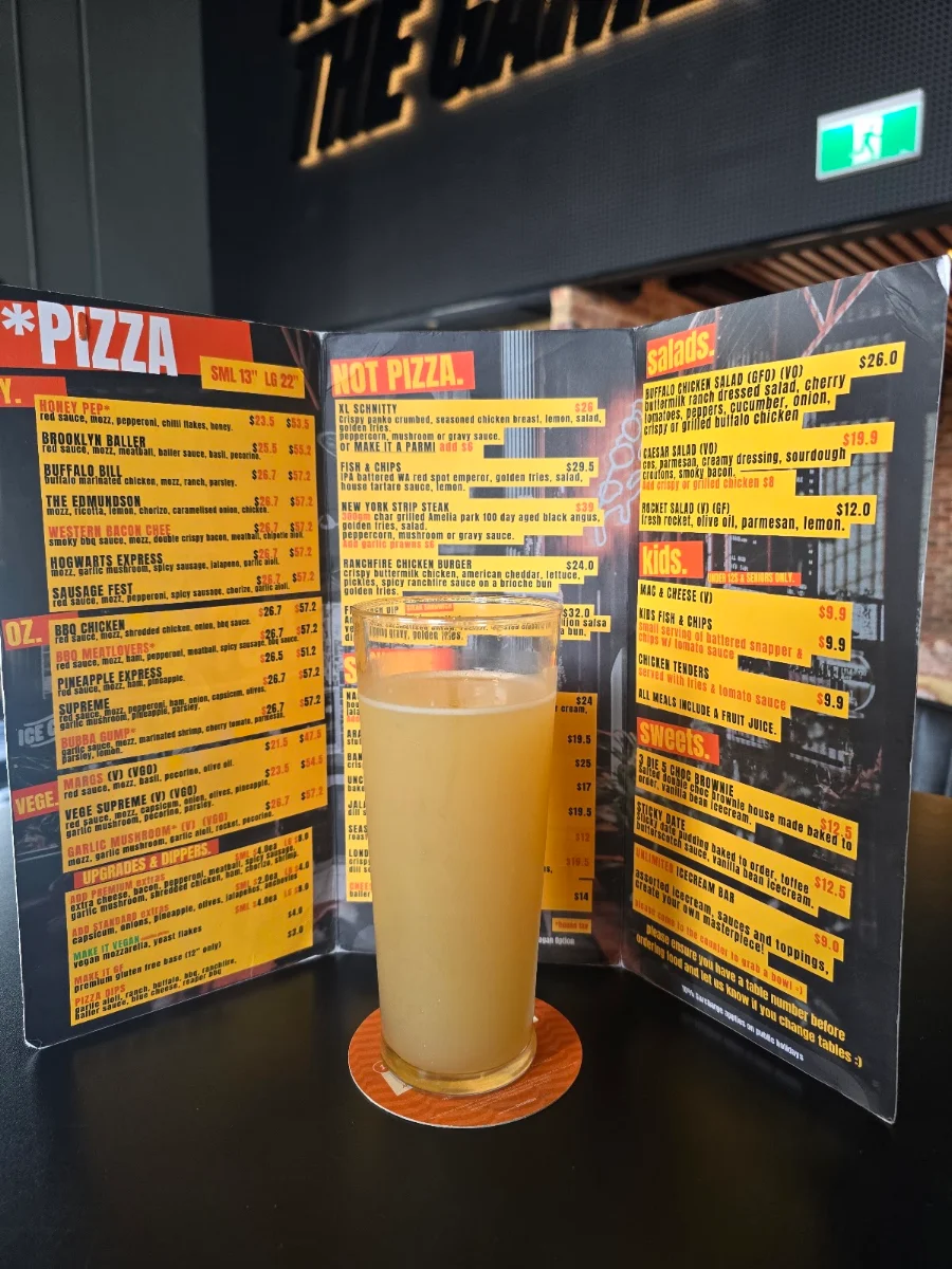 Menu, Last Slice Midland