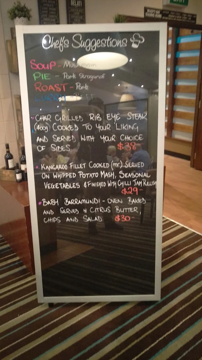 Menu, Hampton Park Tavern
