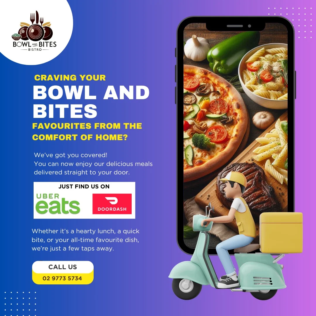 Menu, Bowl and Bites Bistro