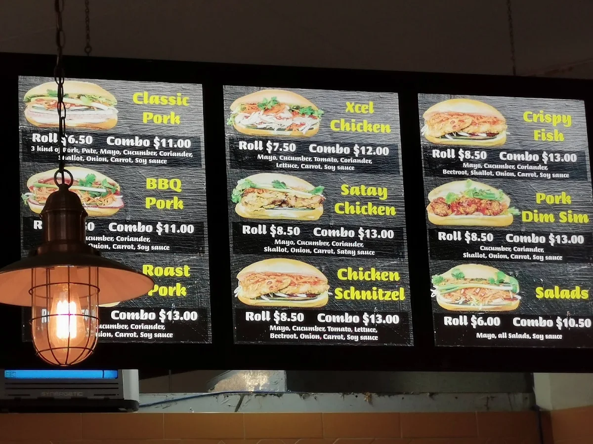 Menu, Xcel Roll