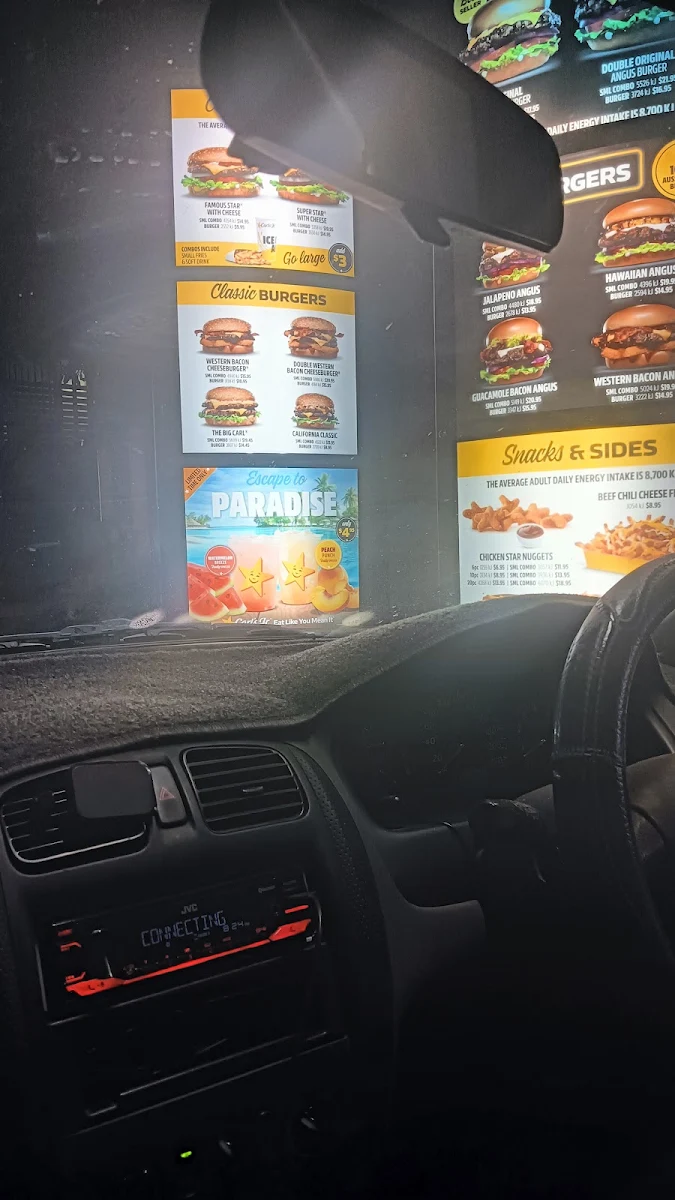 Menu, McDonald's Sunnybank