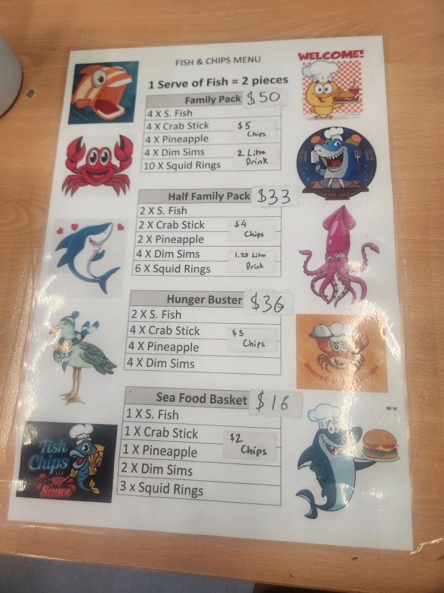 Menu, In Ya Basket
