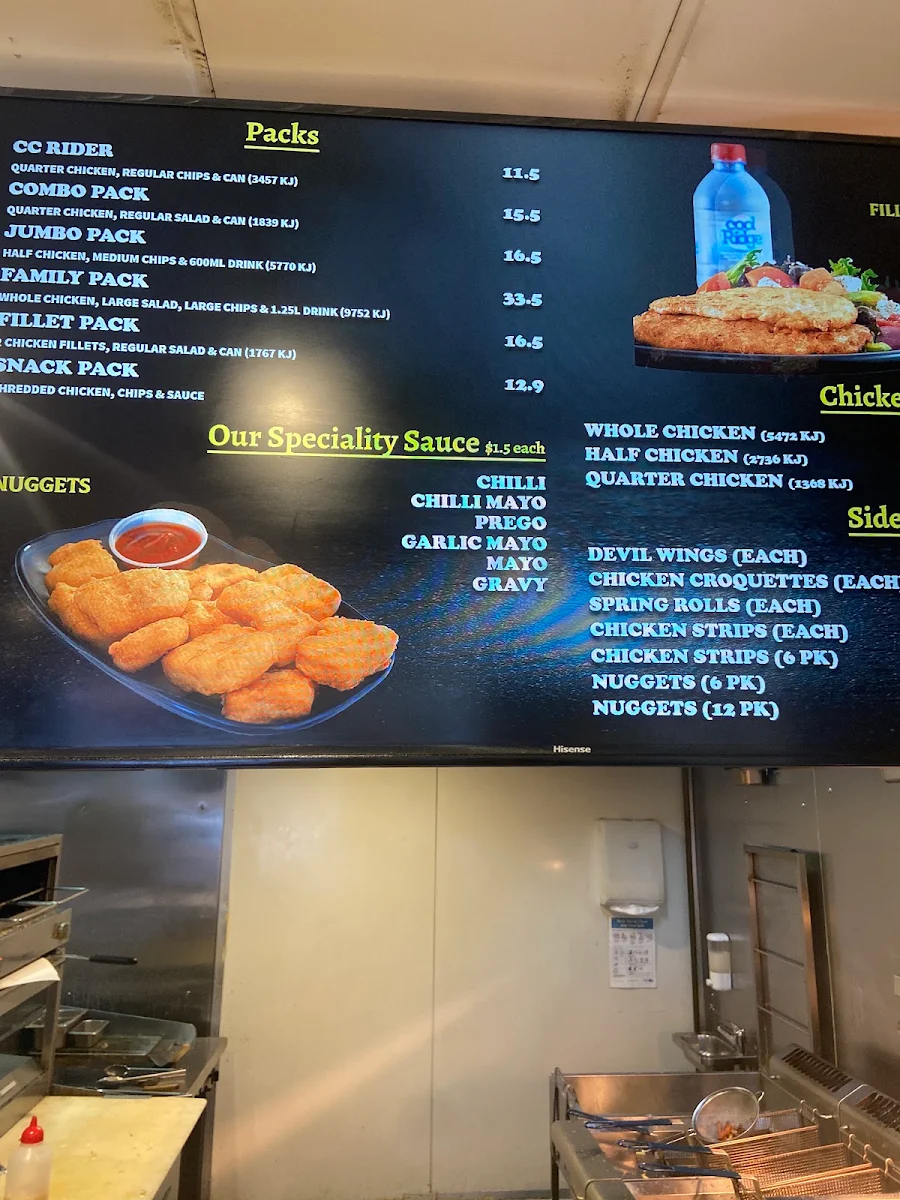 Menu, Ogalo Newtown