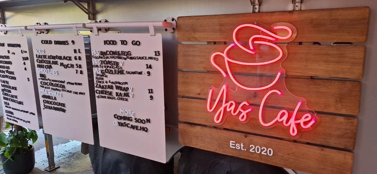 Menu, Yas Cafe Westmead