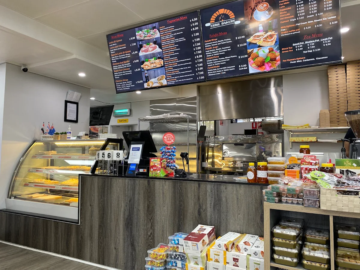 Menu, Erbil Bakery Pty Ltd
