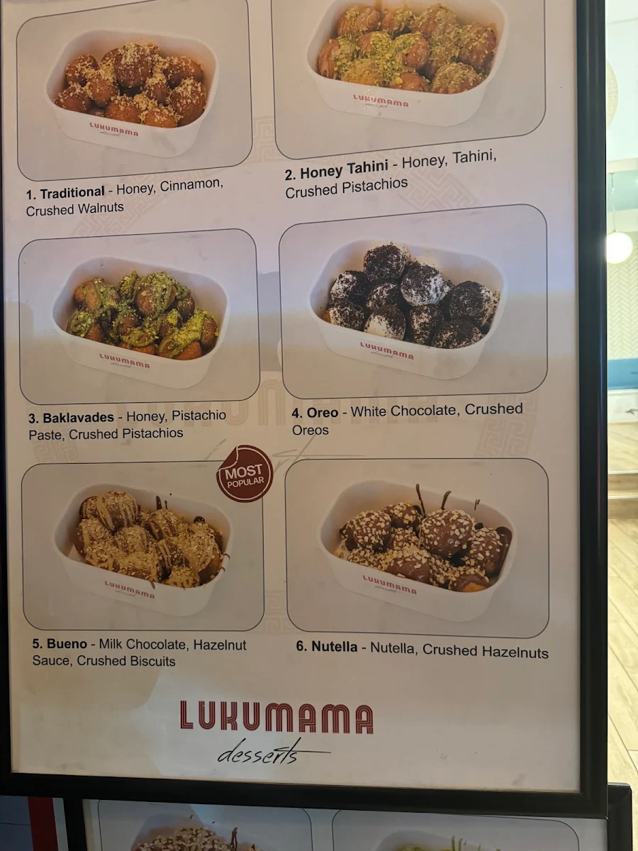 Menu, Lukumama Hawthorn