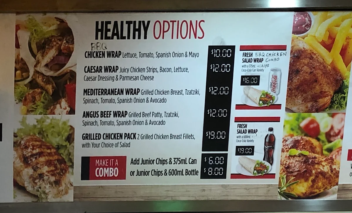 Menu, Portico Chicken