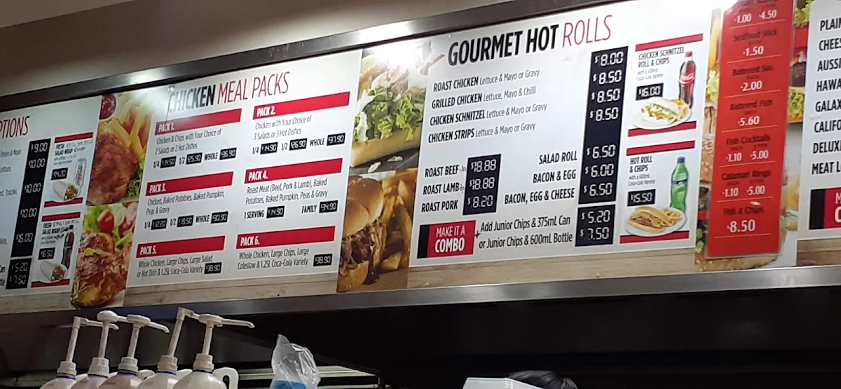 Menu, Portico Chicken