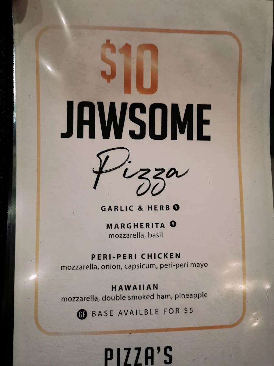 Menu, Shark Hotel