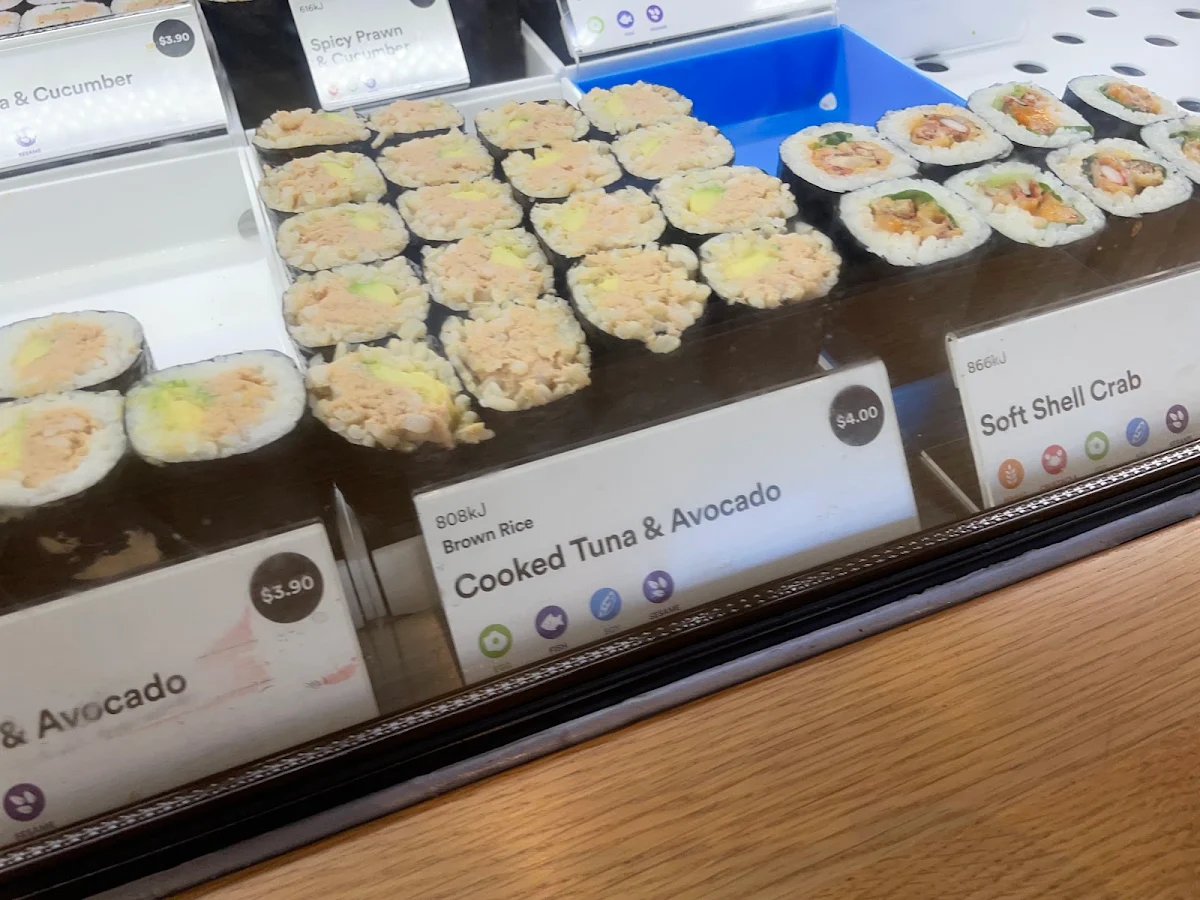 Menu, Sushi Sushi Hawksburn