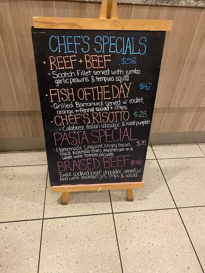 Menu, Taste of Italy Armadale