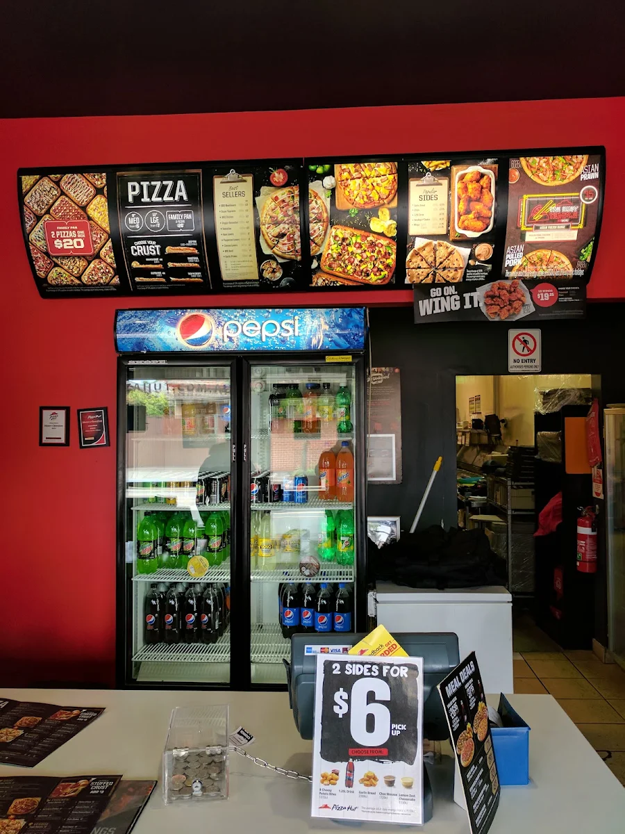 Menu, Pizza Hut Prahran
