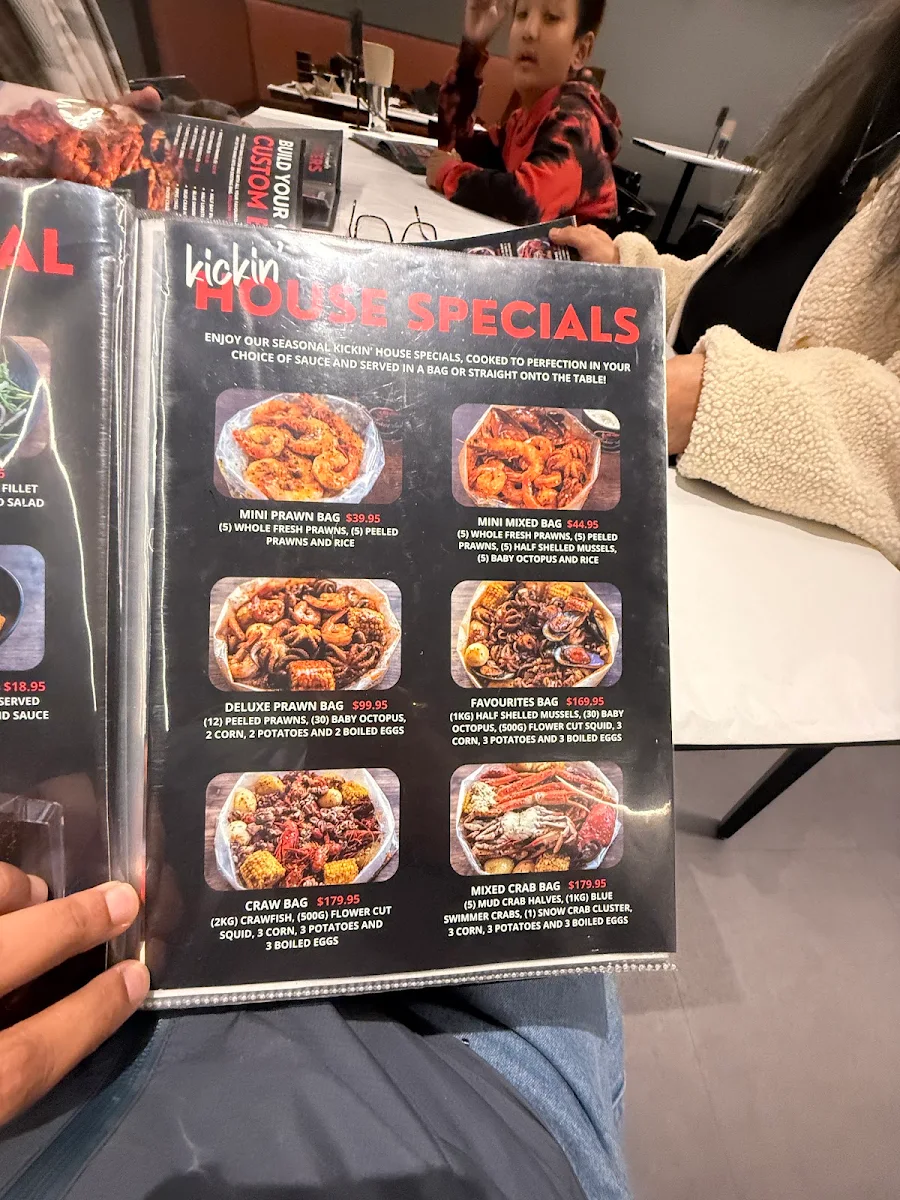 Menu, Kickin'Inn Broadmeadows