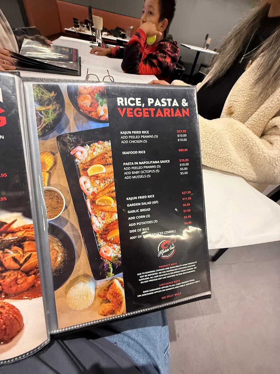 Menu, Kickin'Inn Broadmeadows