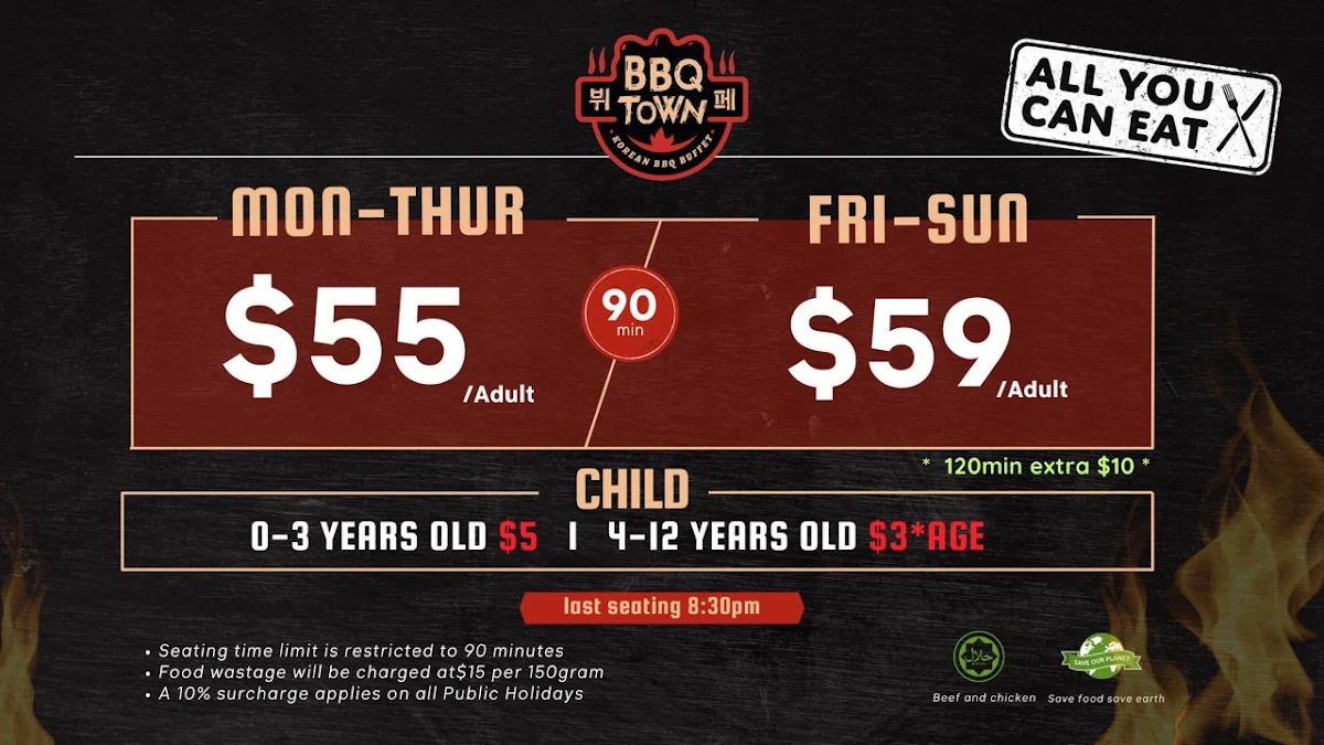 Menu, BBQ Town Coffs Harbour