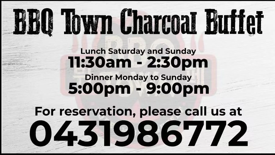 Menu, BBQ Town Coffs Harbour