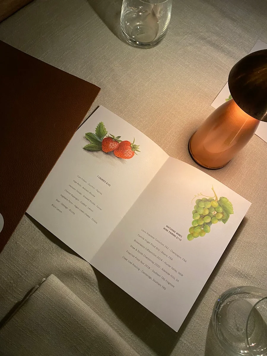 Menu, Amara