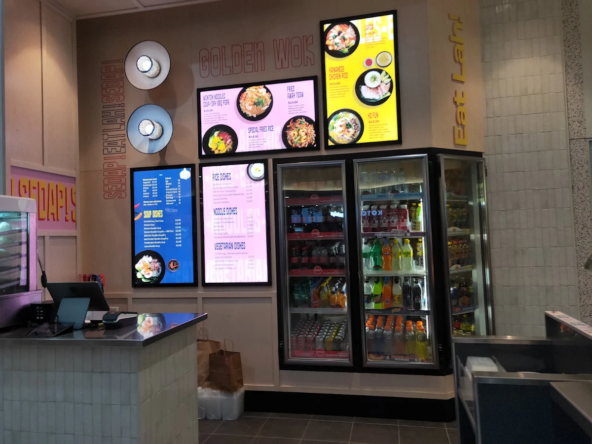 Menu, Golden Wok