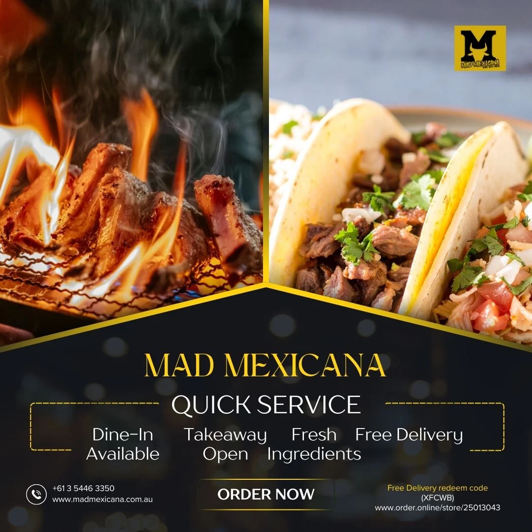 Menu, Mad Mexicana