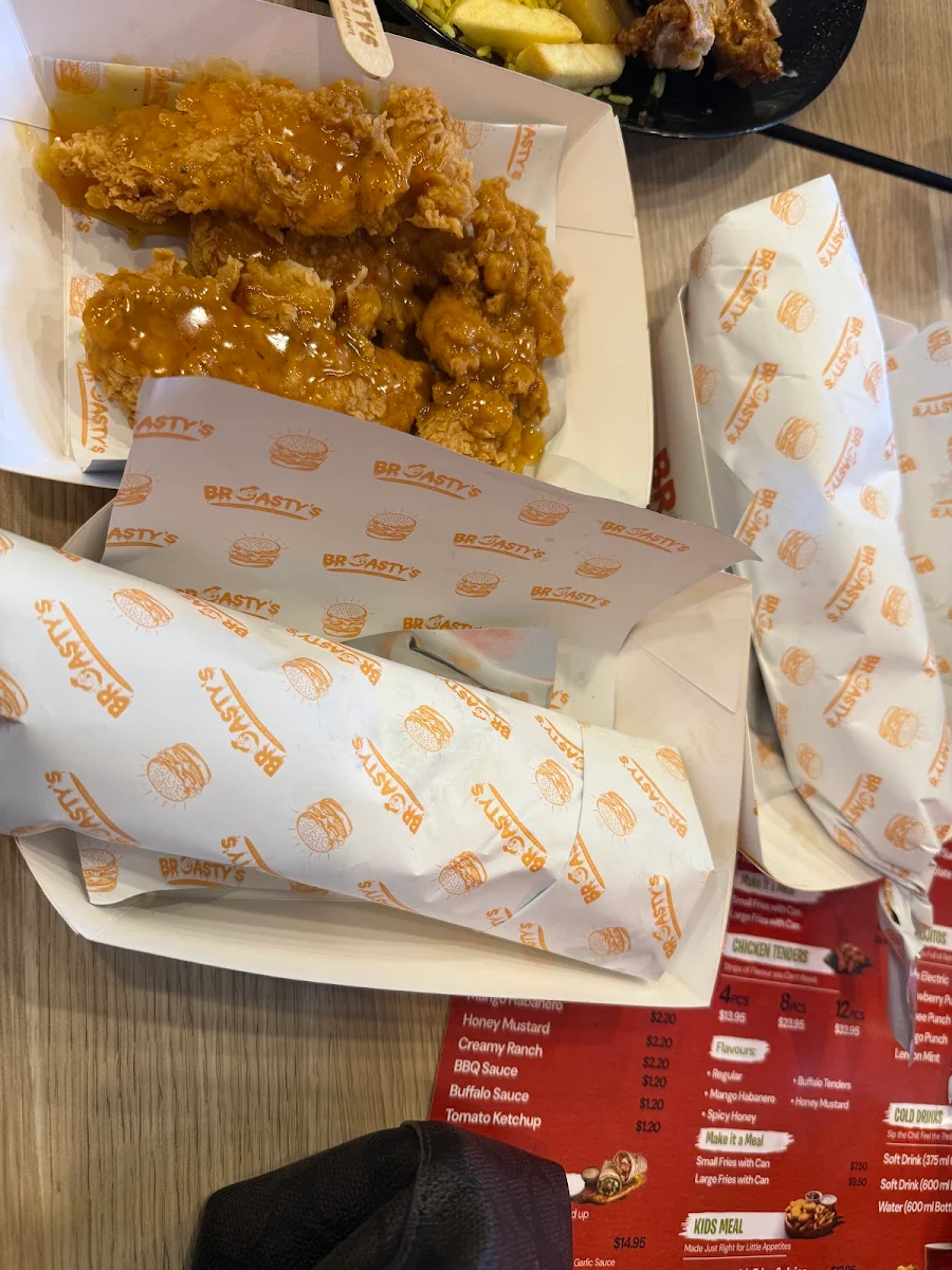 Menu, Broasty’s – Caroline Springs