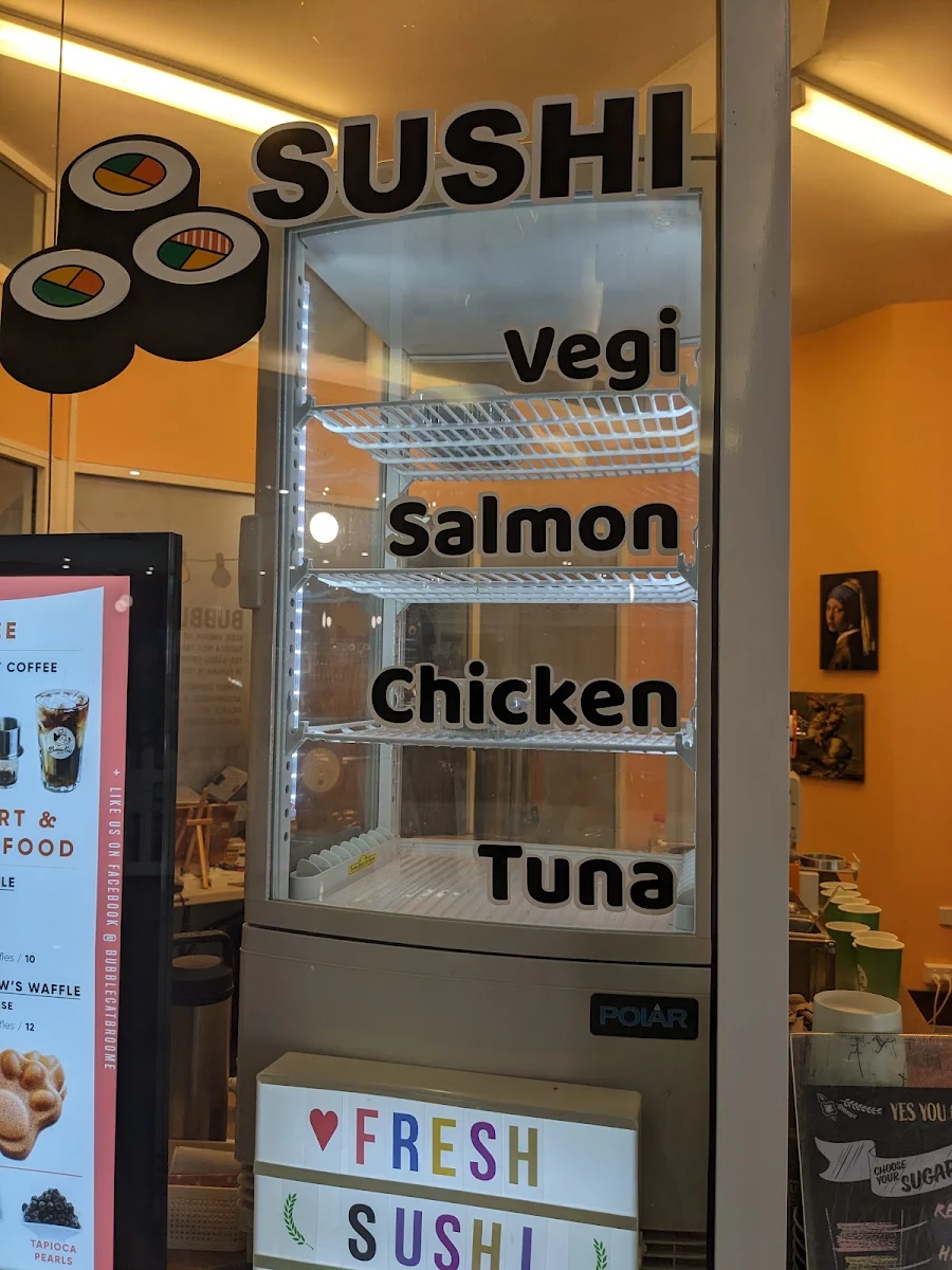 Menu, Bubble Cat
