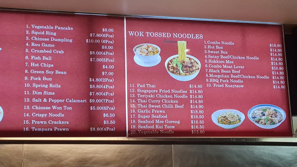Menu, Top1noodle&sushi