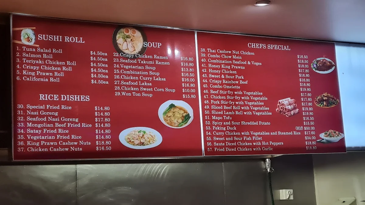 Menu, Top1noodle&sushi