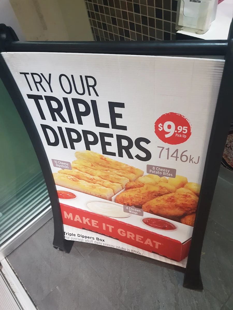 Menu, Pizza Hut Newfarm