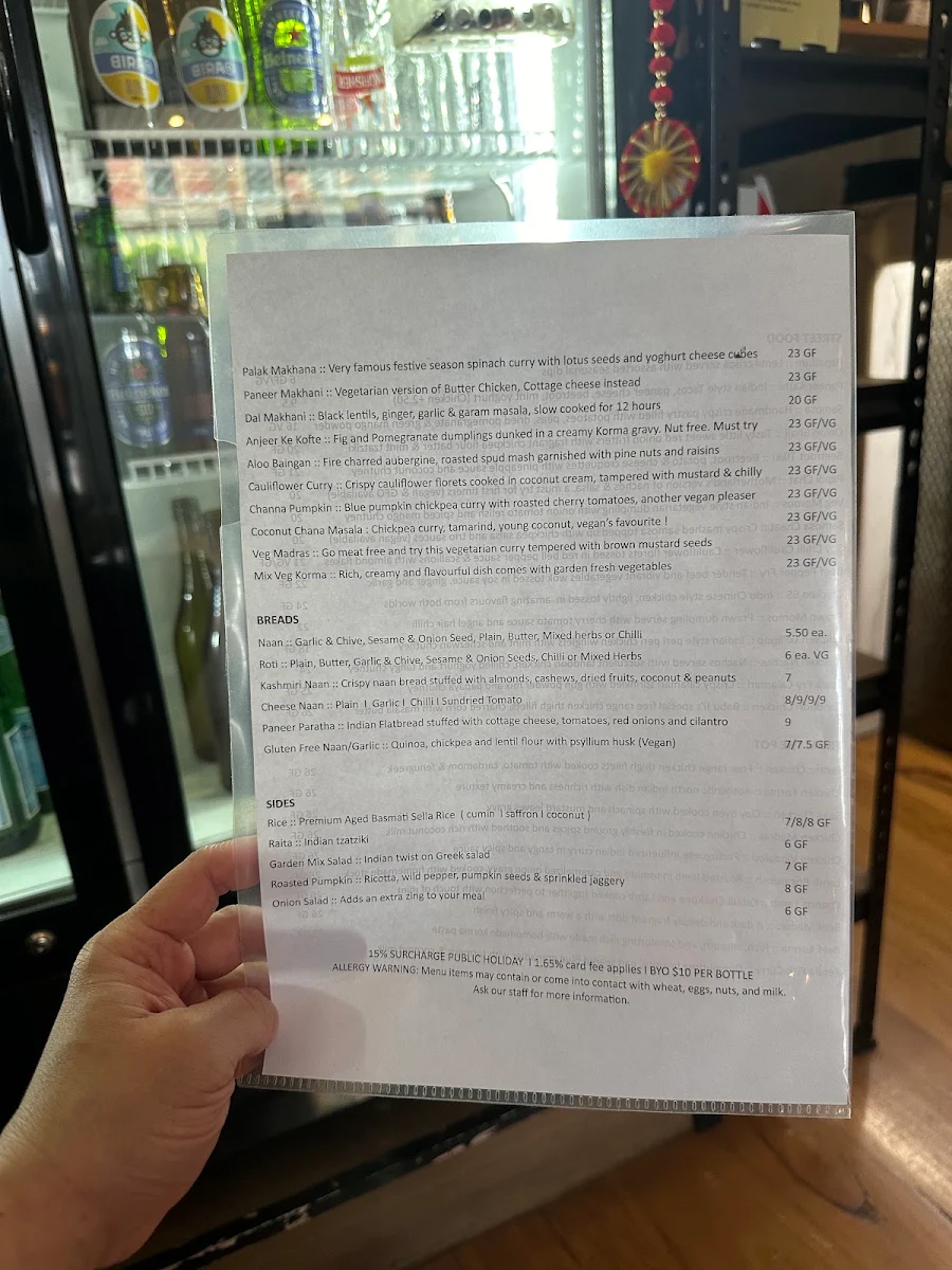 Menu, Piquancy
