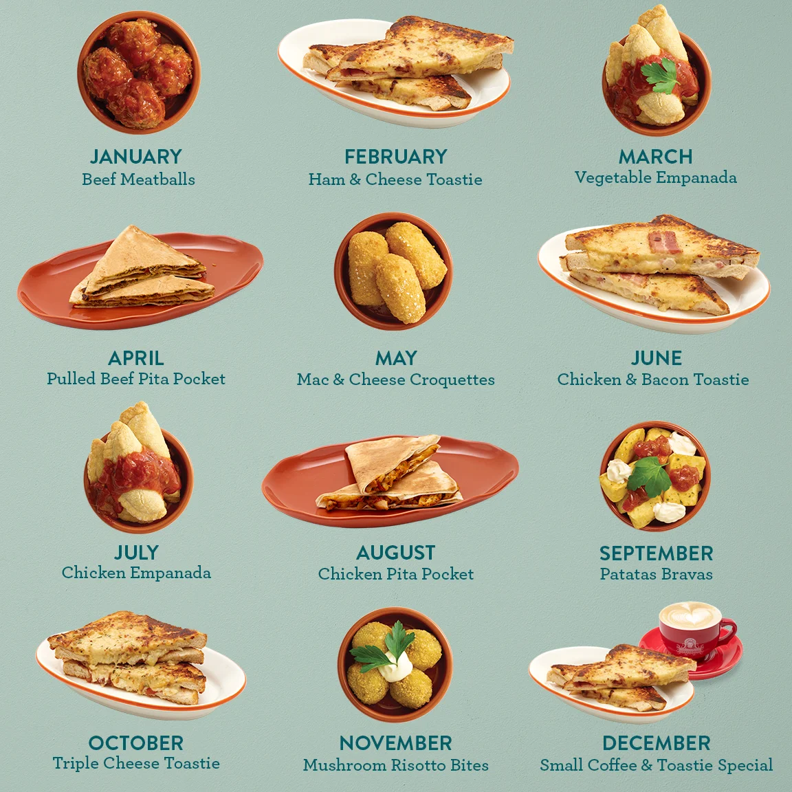 Menu, San Churro Joondalup